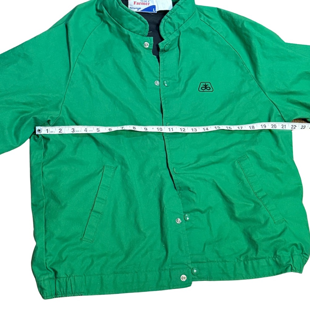 Vintage Swingster Pioneer Seed Green Barn Coat Western Farmer Jacket L - Picture 9 of 11